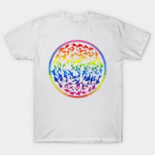 Harmony Rainbow Fish Mandala T-Shirt